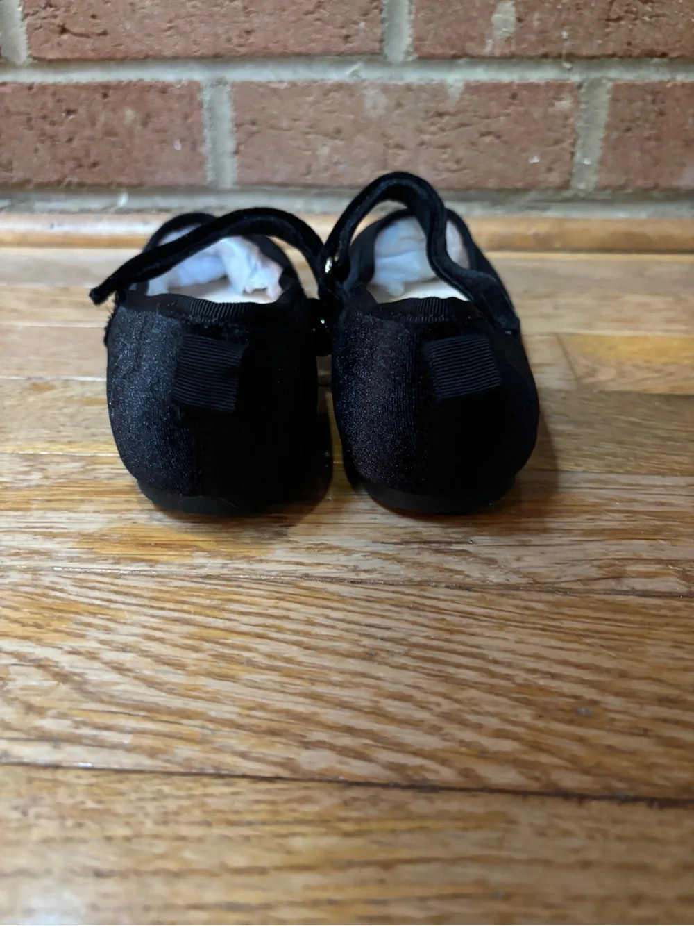 Black Mary Jane Flats Girls 3.5 NWOT Fever Sole